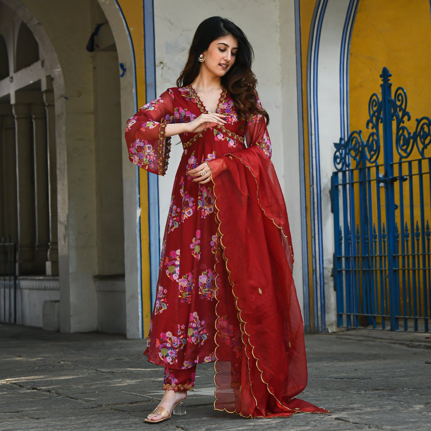 SAANJH SUIT SET