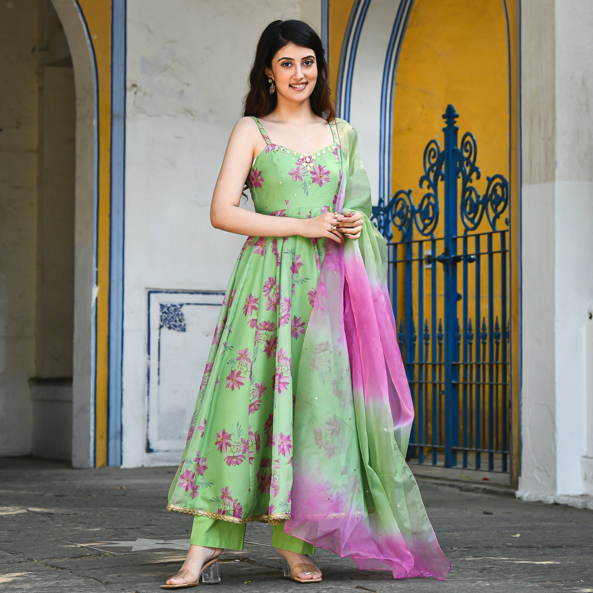 FLORAL JAAL SUIT SET by My Store