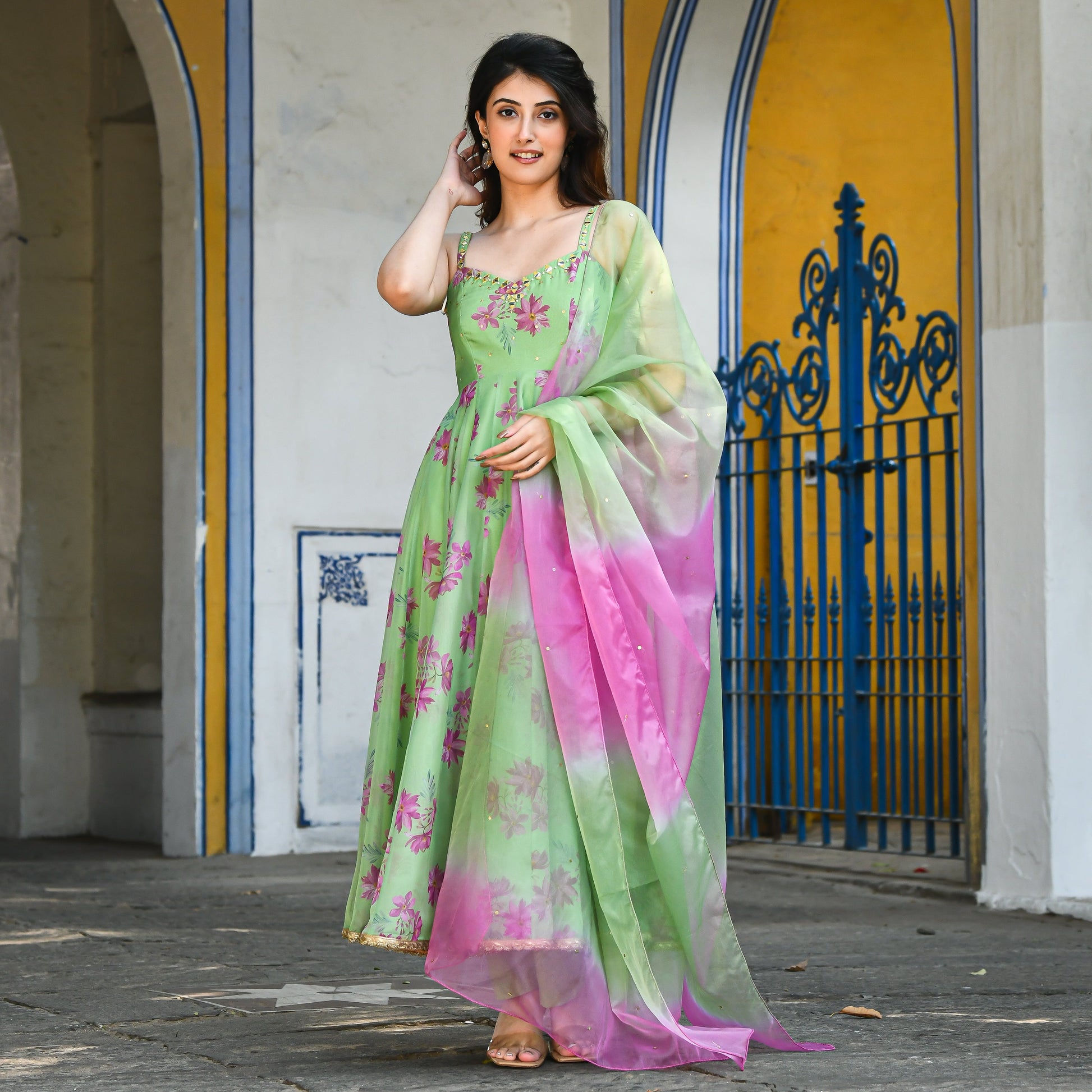 FLORAL JAAL SUIT SET by My Store