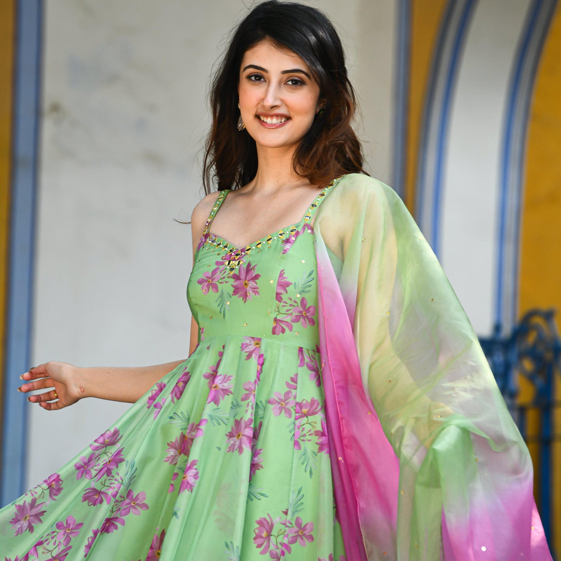 FLORAL JAAL SUIT SET by My Store