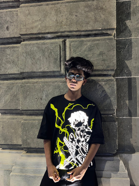 Zenitsu Thunder Oversize Tshirt
