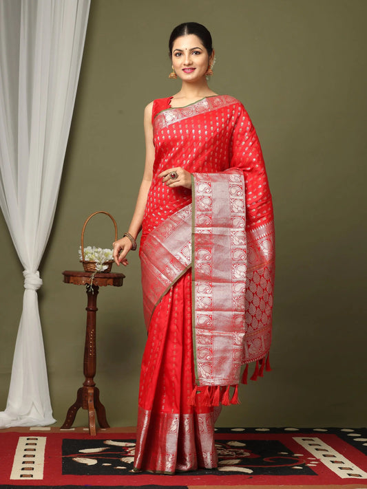 Kanjivaaram Soft Silk Design Saree by My Store