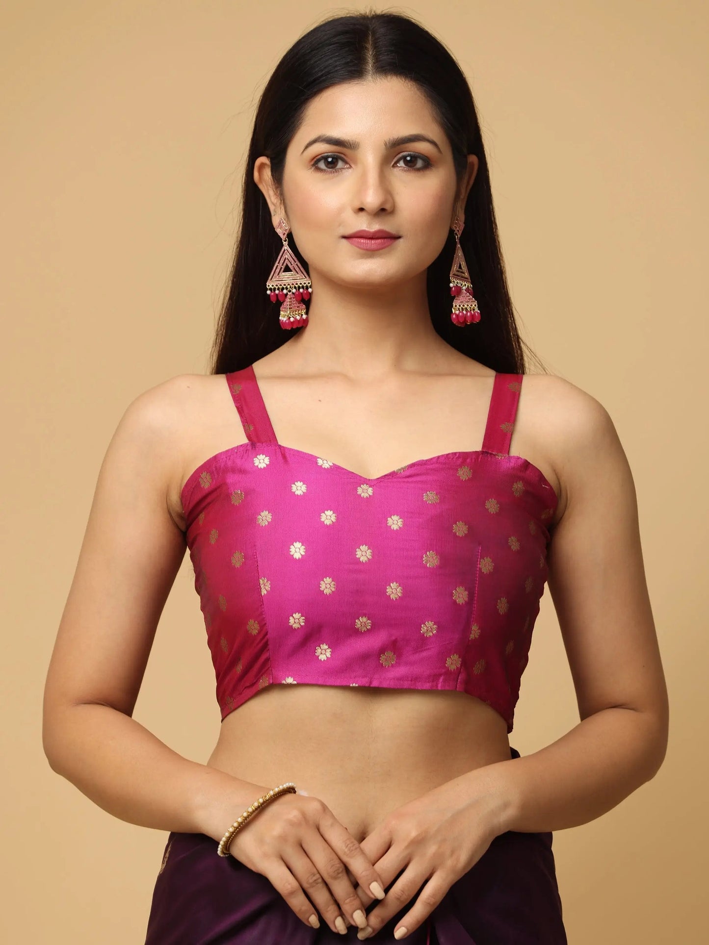 Wine Banarasi Katan Silk Kanchi Zari Weaving Saree