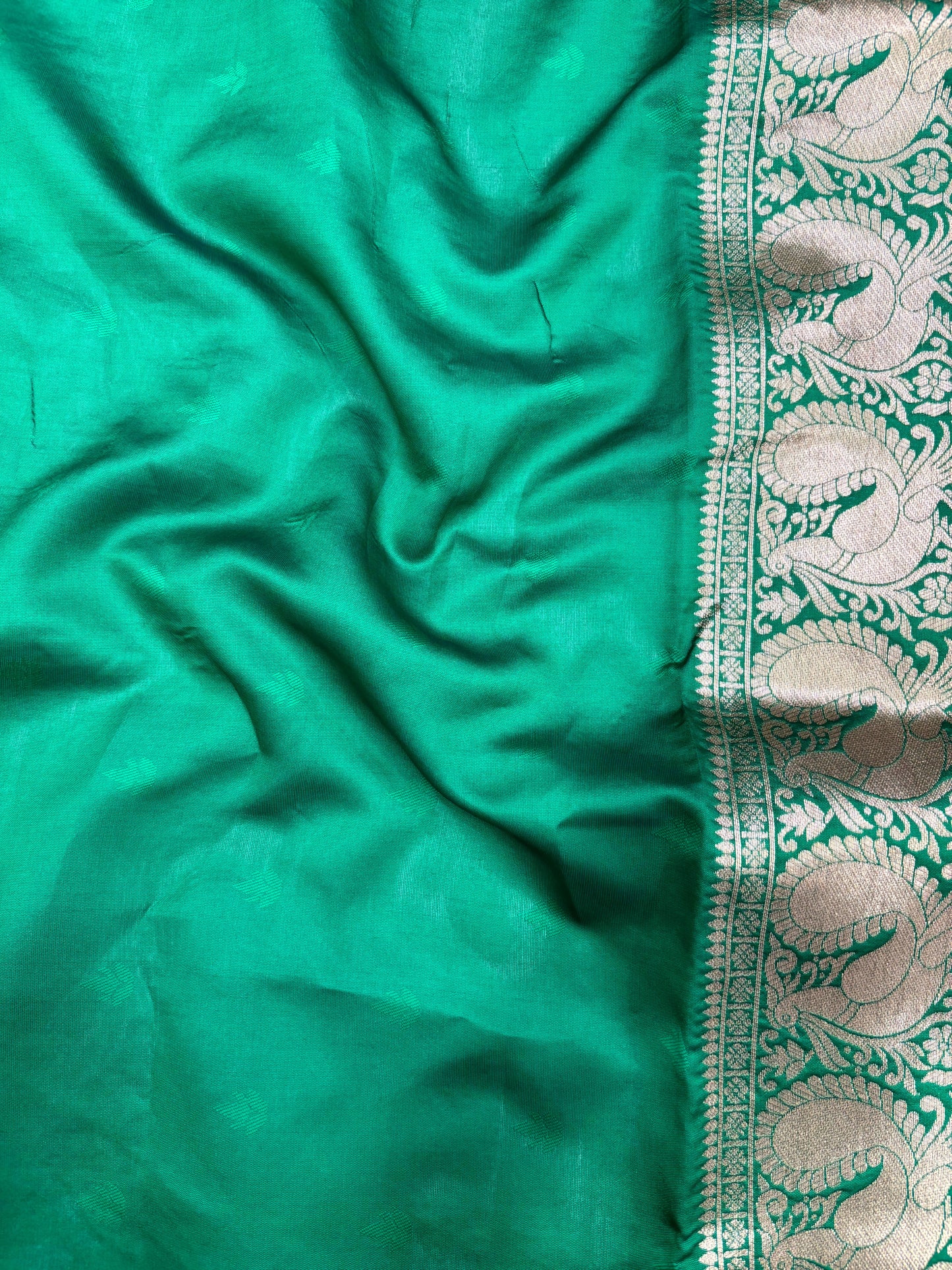 Purple Banarasi Silver Buttas Zari Weaving Saree by My Store