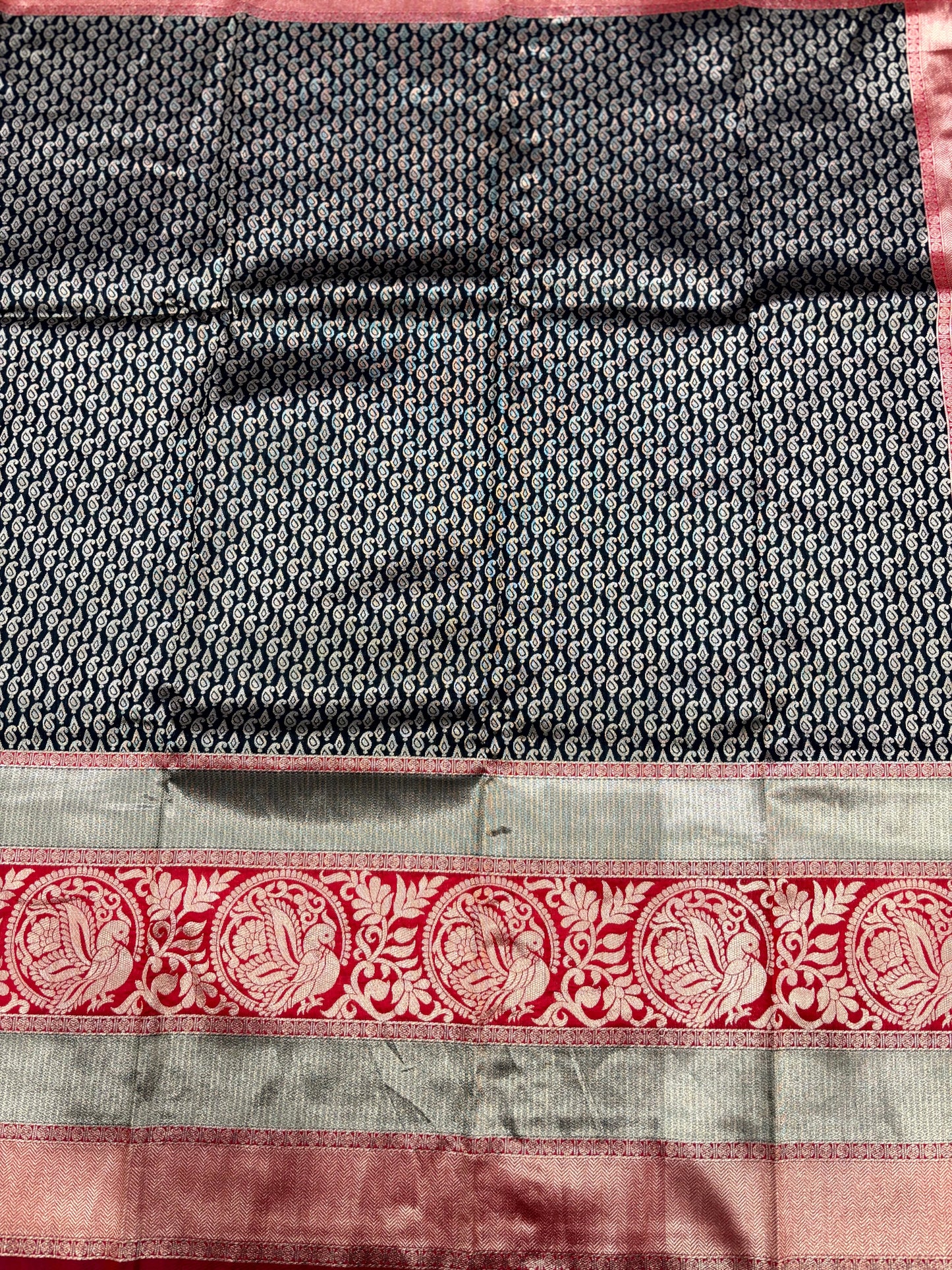 Black Beauty Banarasi Silk Saree