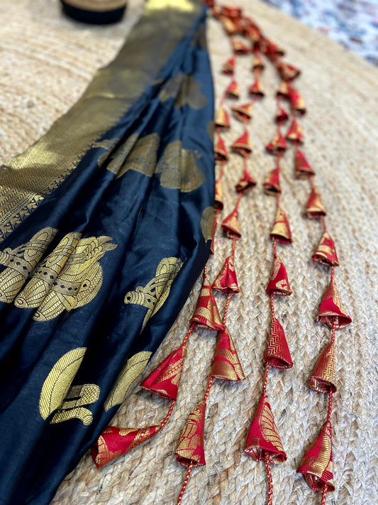Regal Black Silk Saree new update by My Store