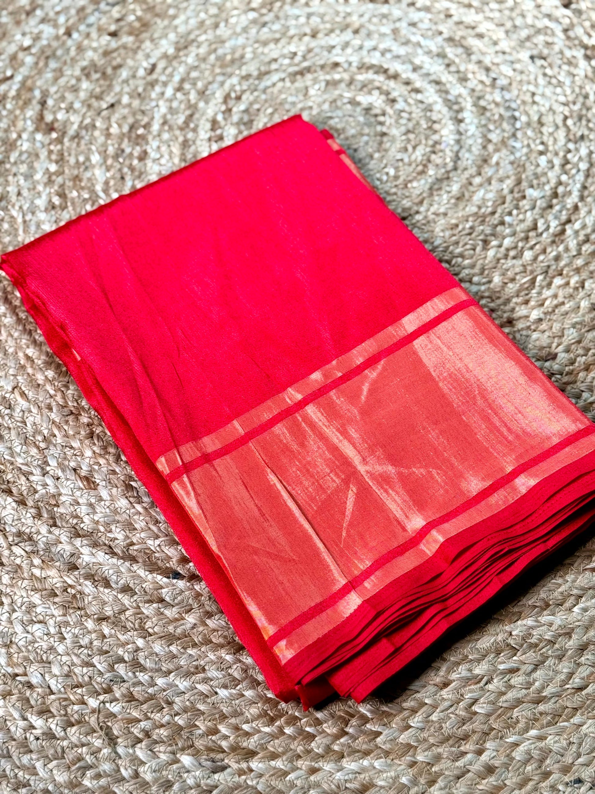 Radiant Pink Soft Silk Gold Zari Weaving Saree by My Store