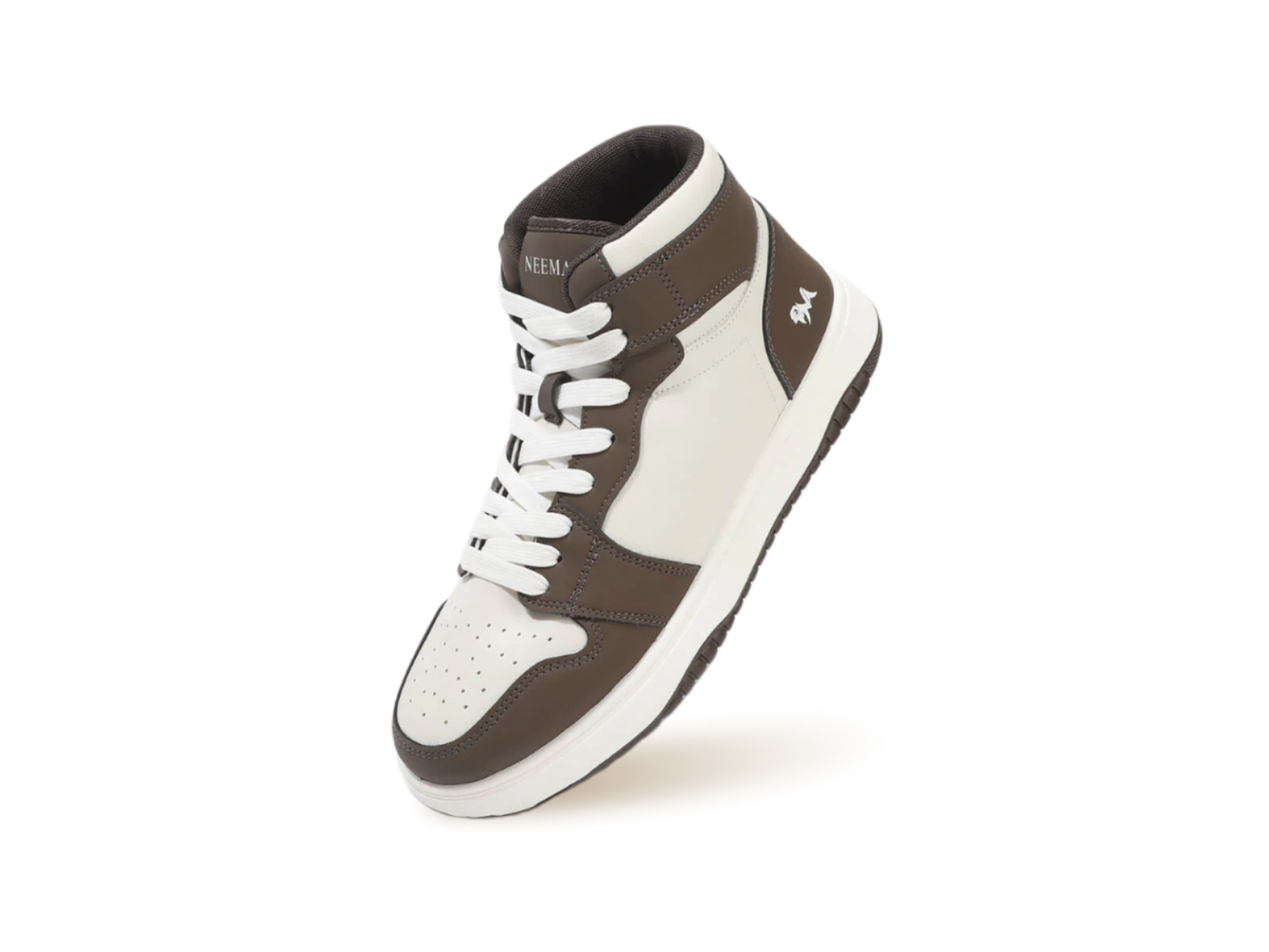 Character High Top : Ivory-Brown by My Store