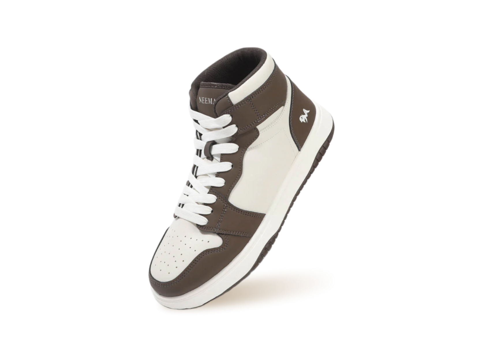 Character High Top : Ivory-Brown by My Store