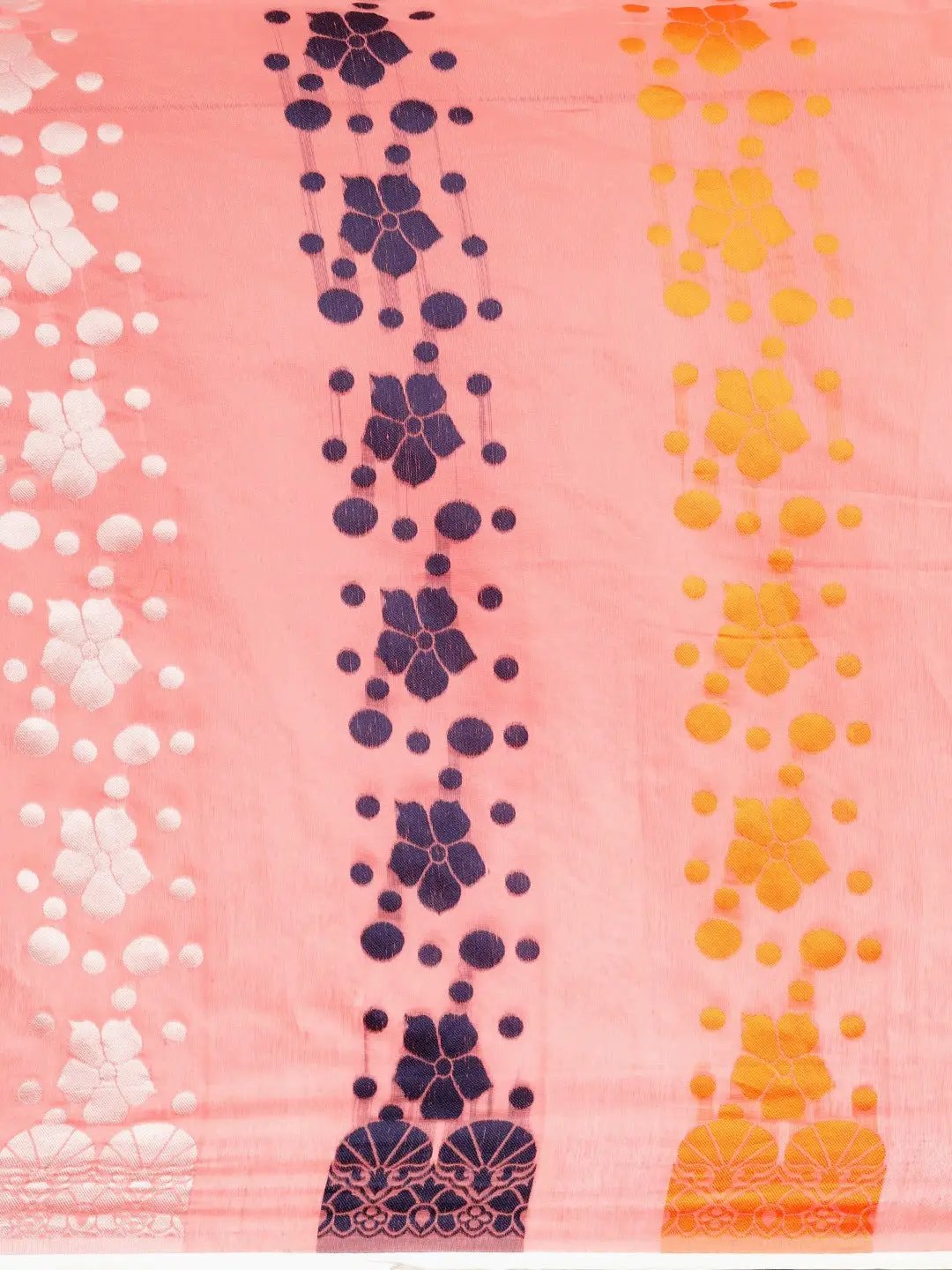 Lovely Dhakai Jamdani Light Weight Cotton Silk Saree by My Store