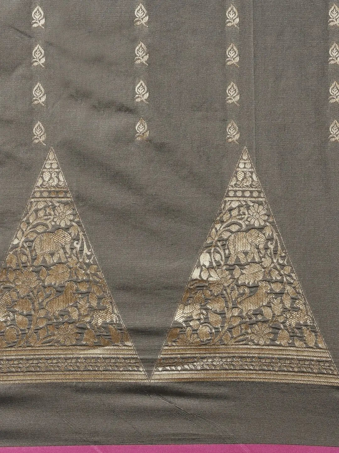 Banarasi Soft Silk Kanchi Zari Weaving Saree
