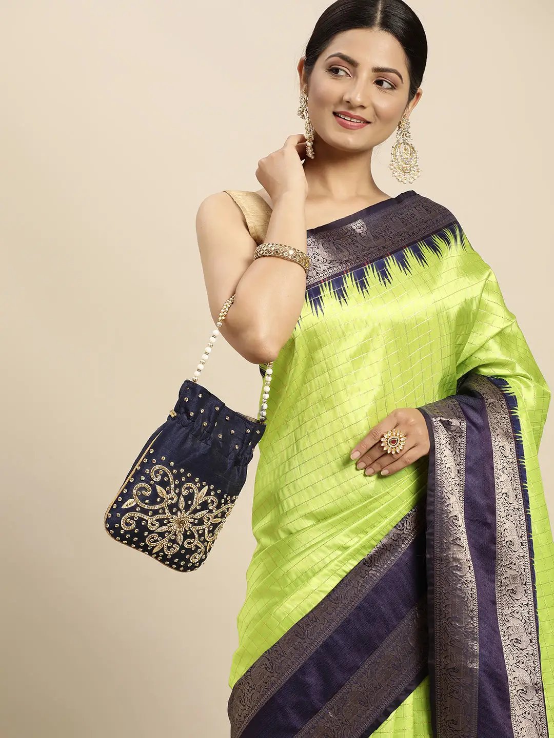 Banarasi Soft Silk Gadwal Pattu Zari Weaving Party Wear Saree by My Store