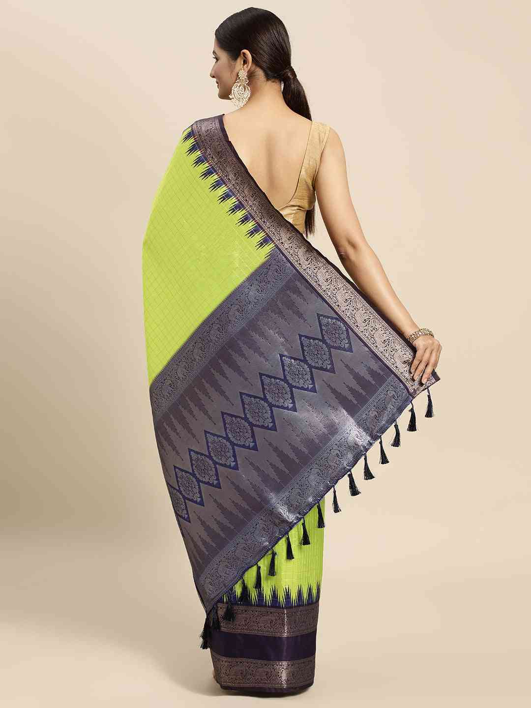 Banarasi Soft Silk Gadwal Pattu Zari Weaving Party Wear Saree by My Store