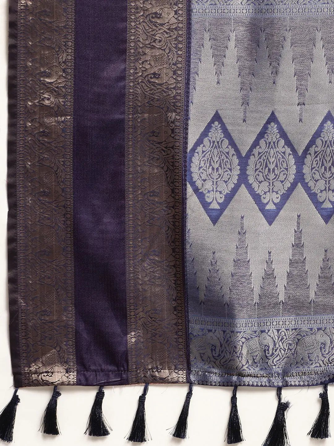 Banarasi Soft Silk Gadwal Pattu Zari Weaving Party Wear Saree by My Store