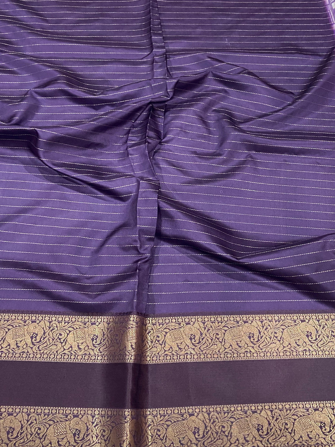 Purple Patola Silk Zari Saree