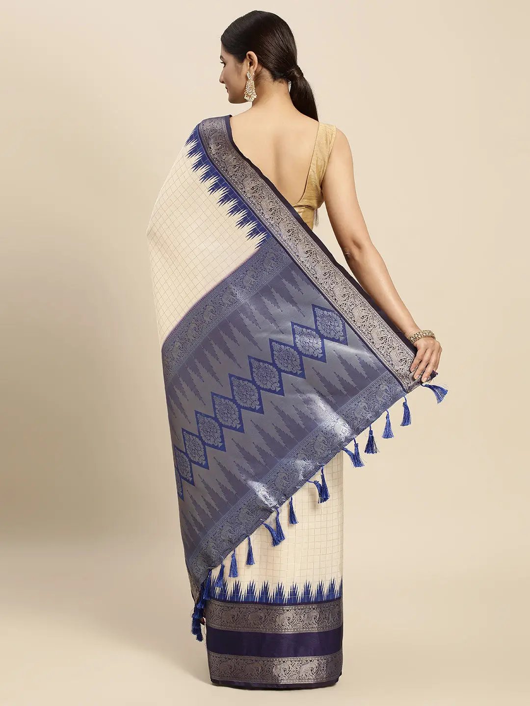 Banarasi Soft Silk Gadwal Pattu Zari Weaving Party Wear Saree