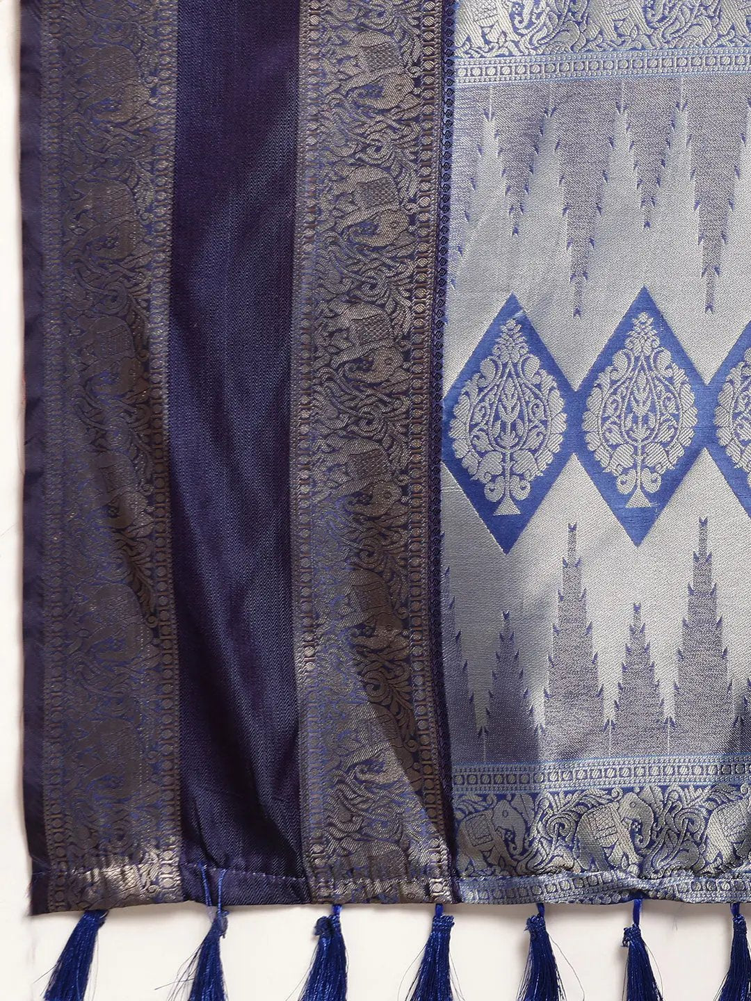 Banarasi Soft Silk Gadwal Pattu Zari Weaving Party Wear Saree