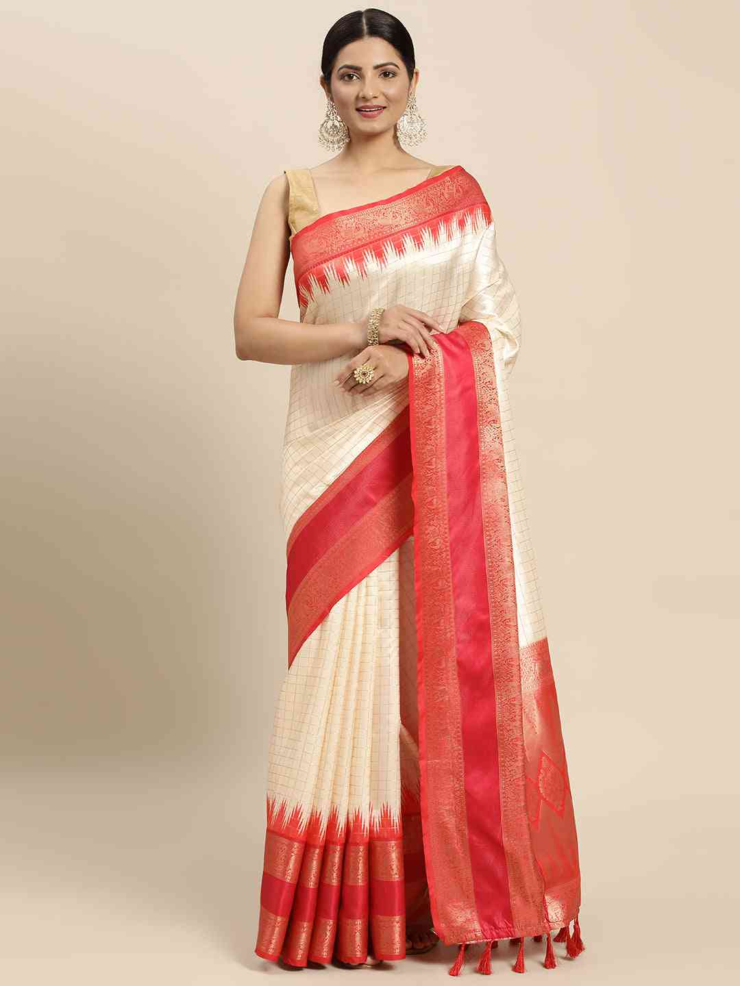Banarasi Soft Silk Gadwal Pattu Zari Weaving Party Wear Saree