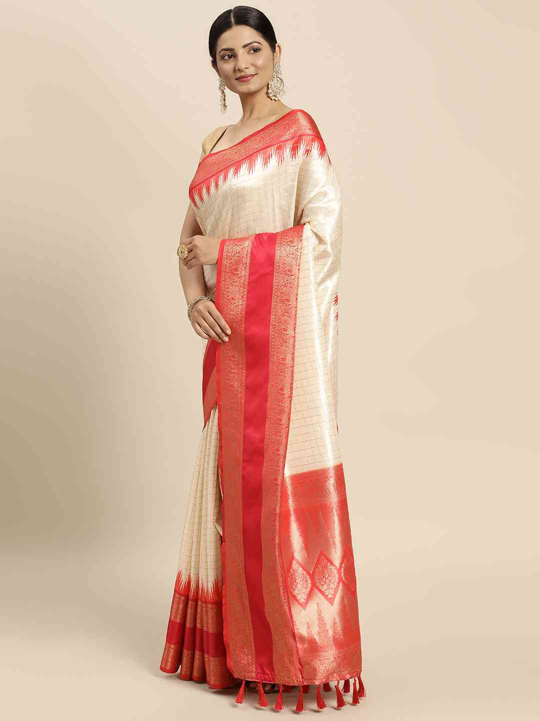 Banarasi Soft Silk Gadwal Pattu Zari Weaving Party Wear Saree