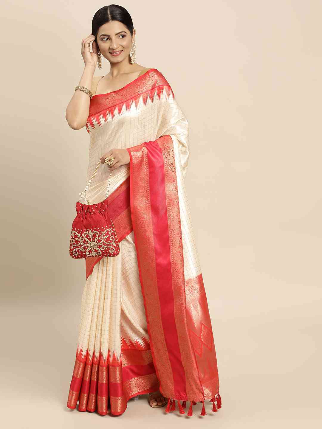Banarasi Soft Silk Gadwal Pattu Zari Weaving Party Wear Saree