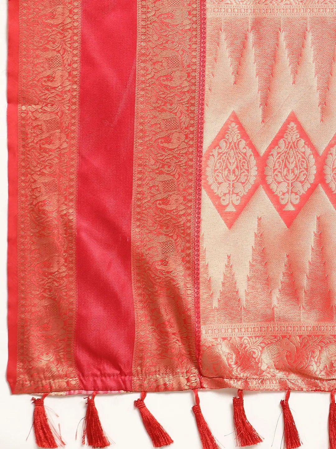 Banarasi Soft Silk Gadwal Pattu Zari Weaving Party Wear Saree