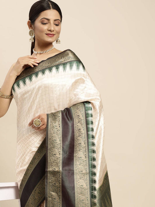 Banarasi Soft Silk Gadwal Pattu Zari Weaving Party Wear Saree