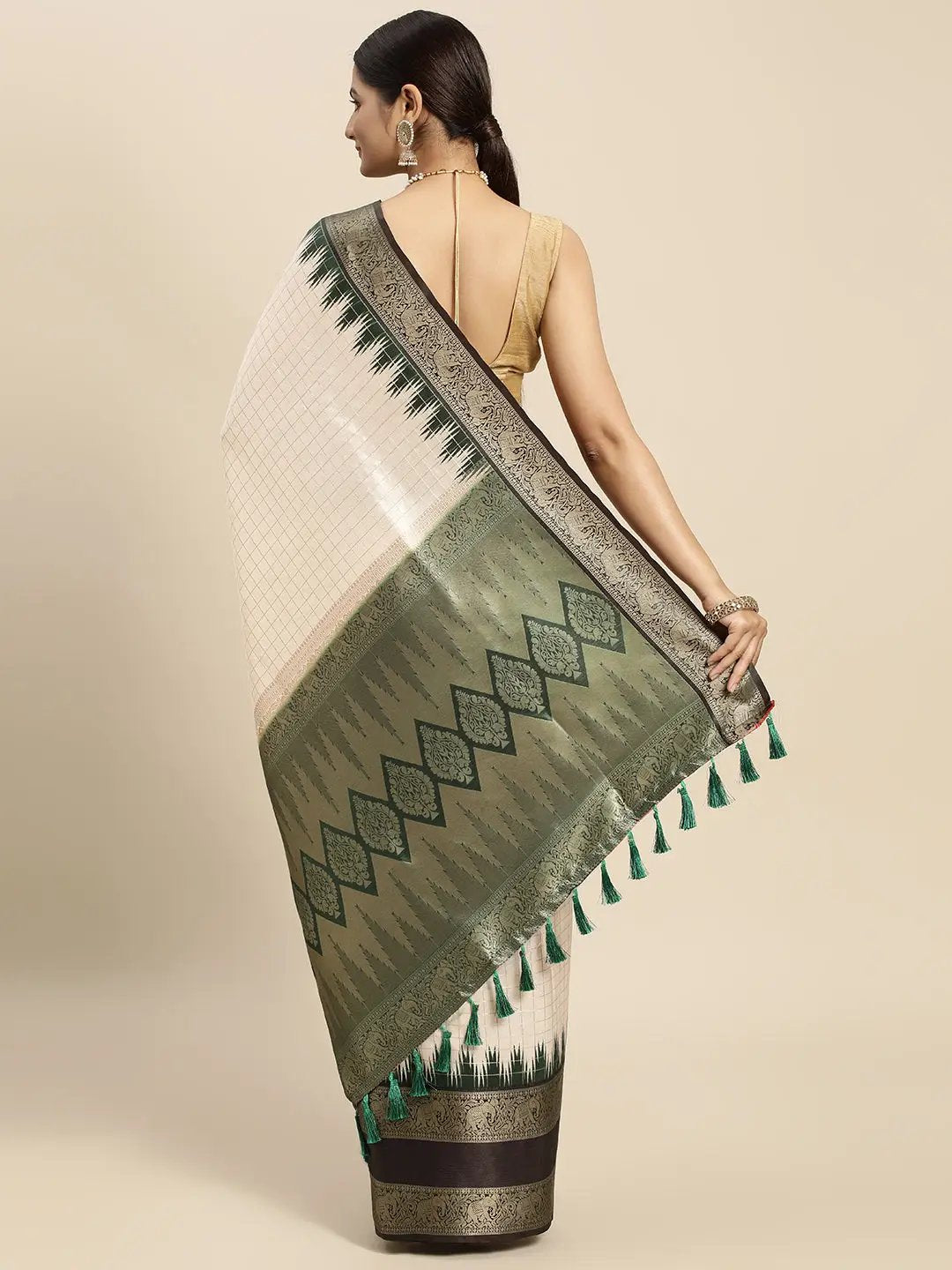 Banarasi Soft Silk Gadwal Pattu Zari Weaving Party Wear Saree by My Store