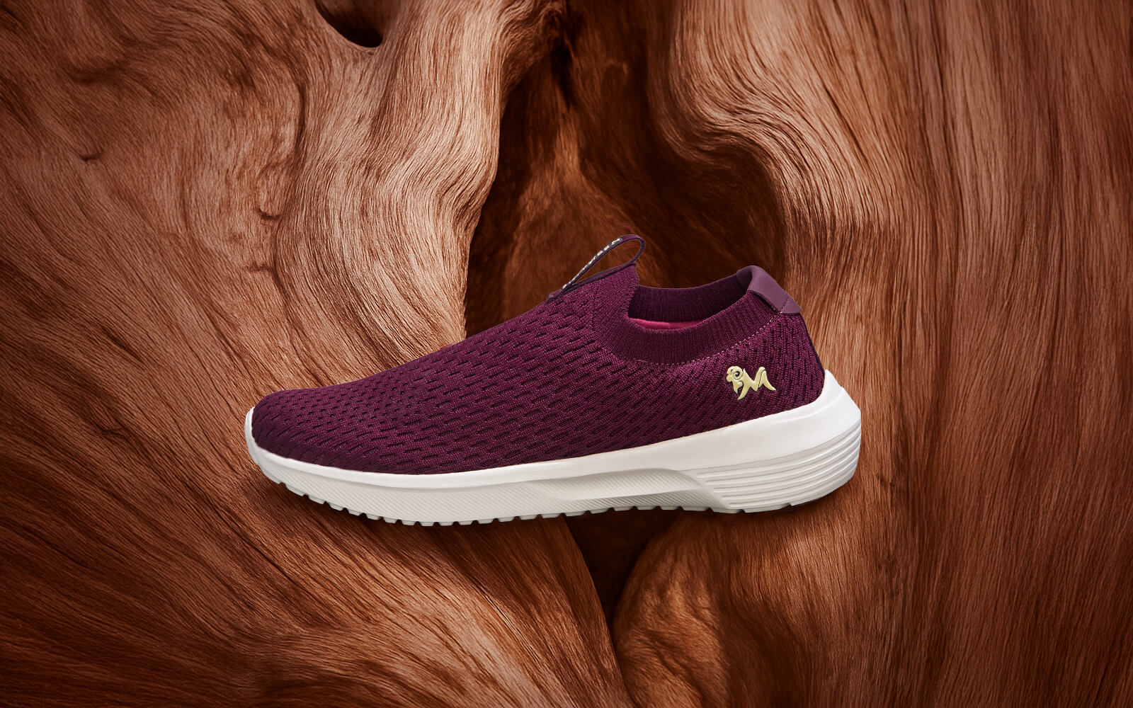 Basic Cozies Slip Ons : Maroon by My Store