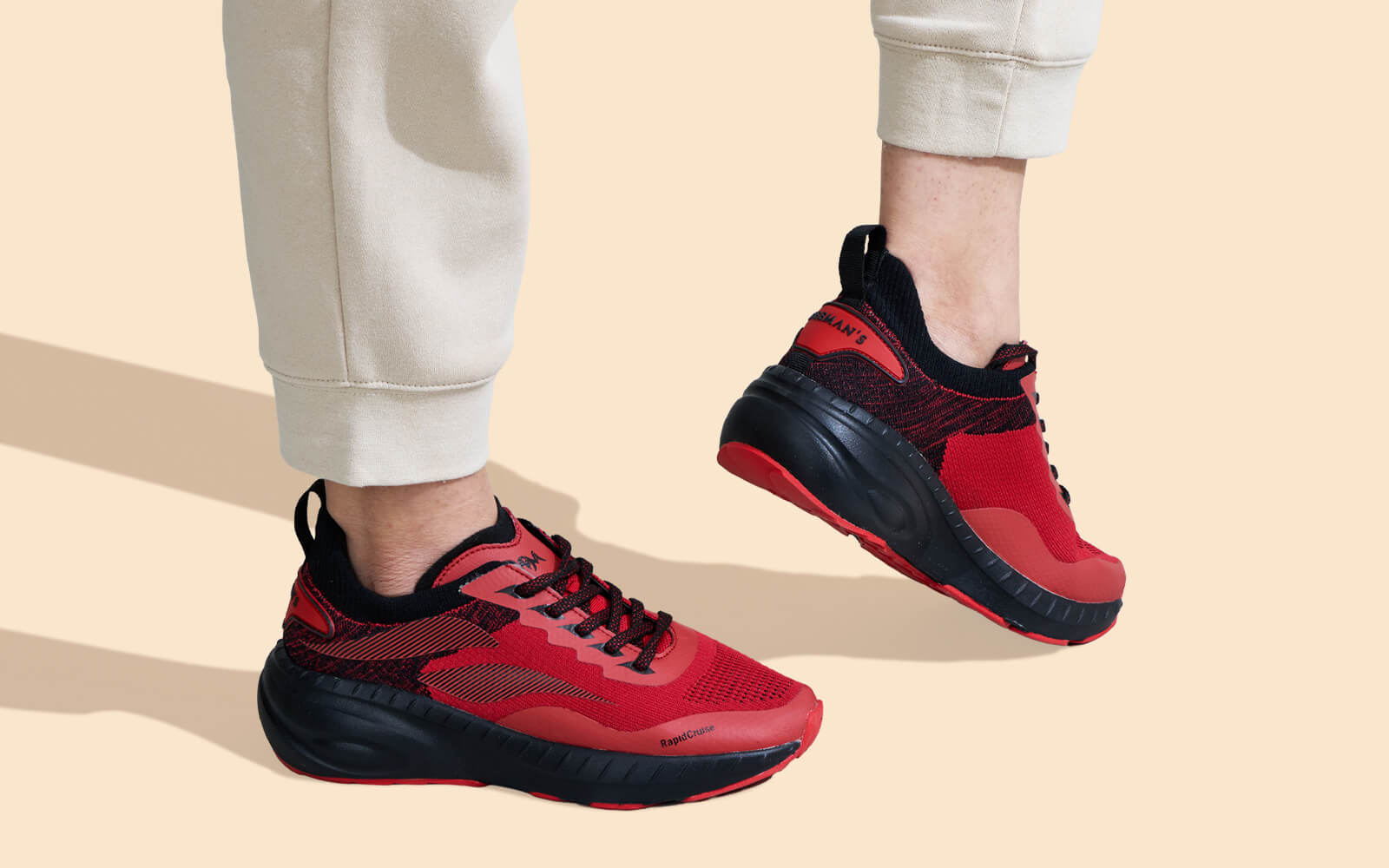 Begin Walk Pulse For Men : Red by My Store