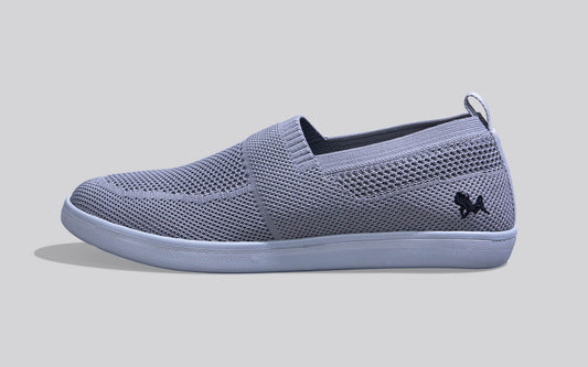 Casual Ease Slip Ons : Grey by My Store