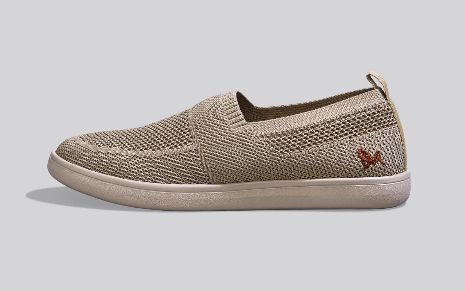 Casual Ease Slip Ons : Taupe by My Store