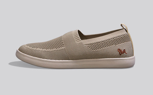Casual Ease Slip Ons : Taupe by My Store