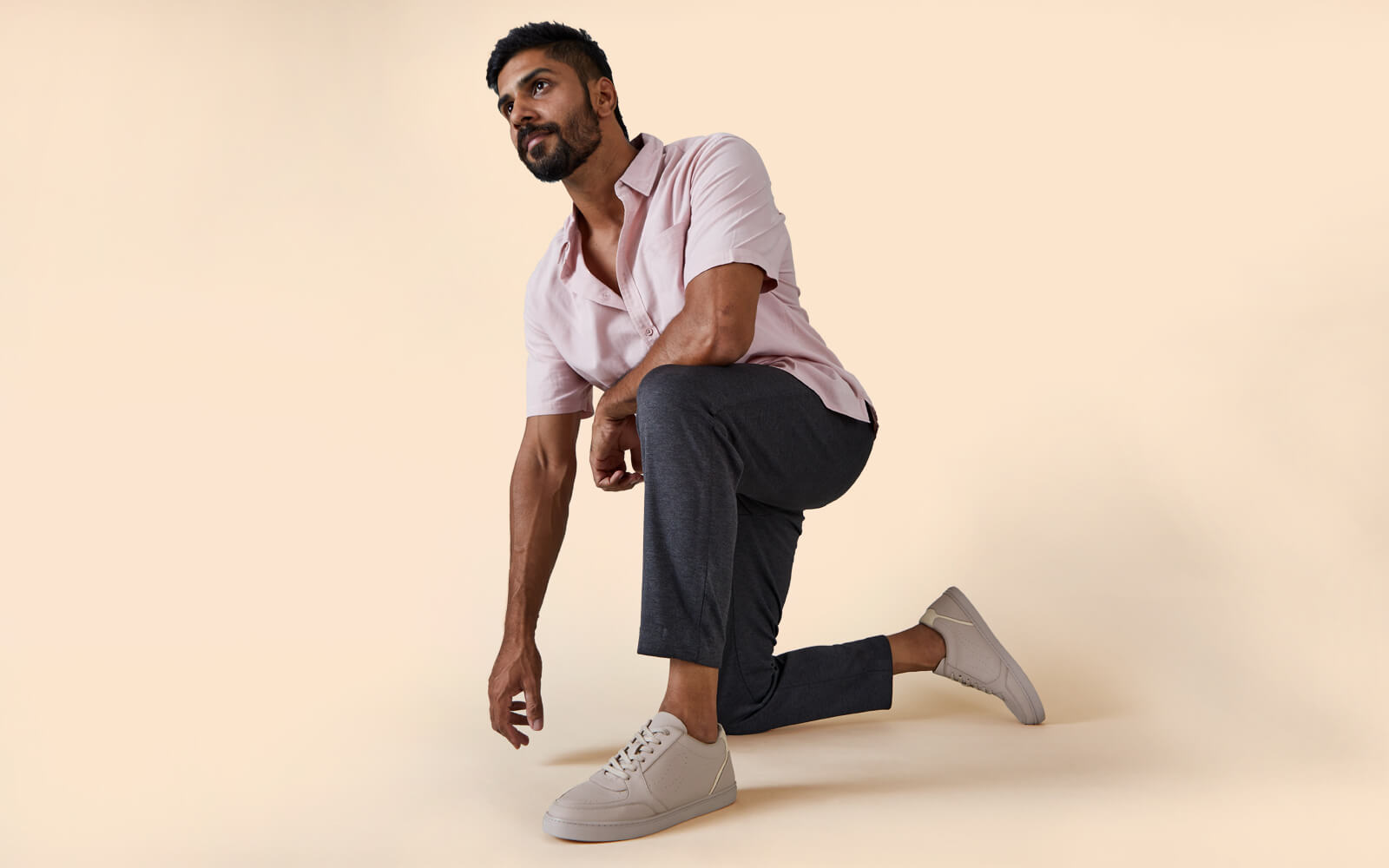 Casual Pop Sneakers : Taupe by My Store