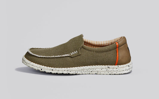 The Wanderers Slip Ons : Olive by My Store