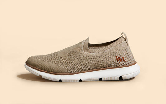 Dress Slip Ons : Beige by My Store