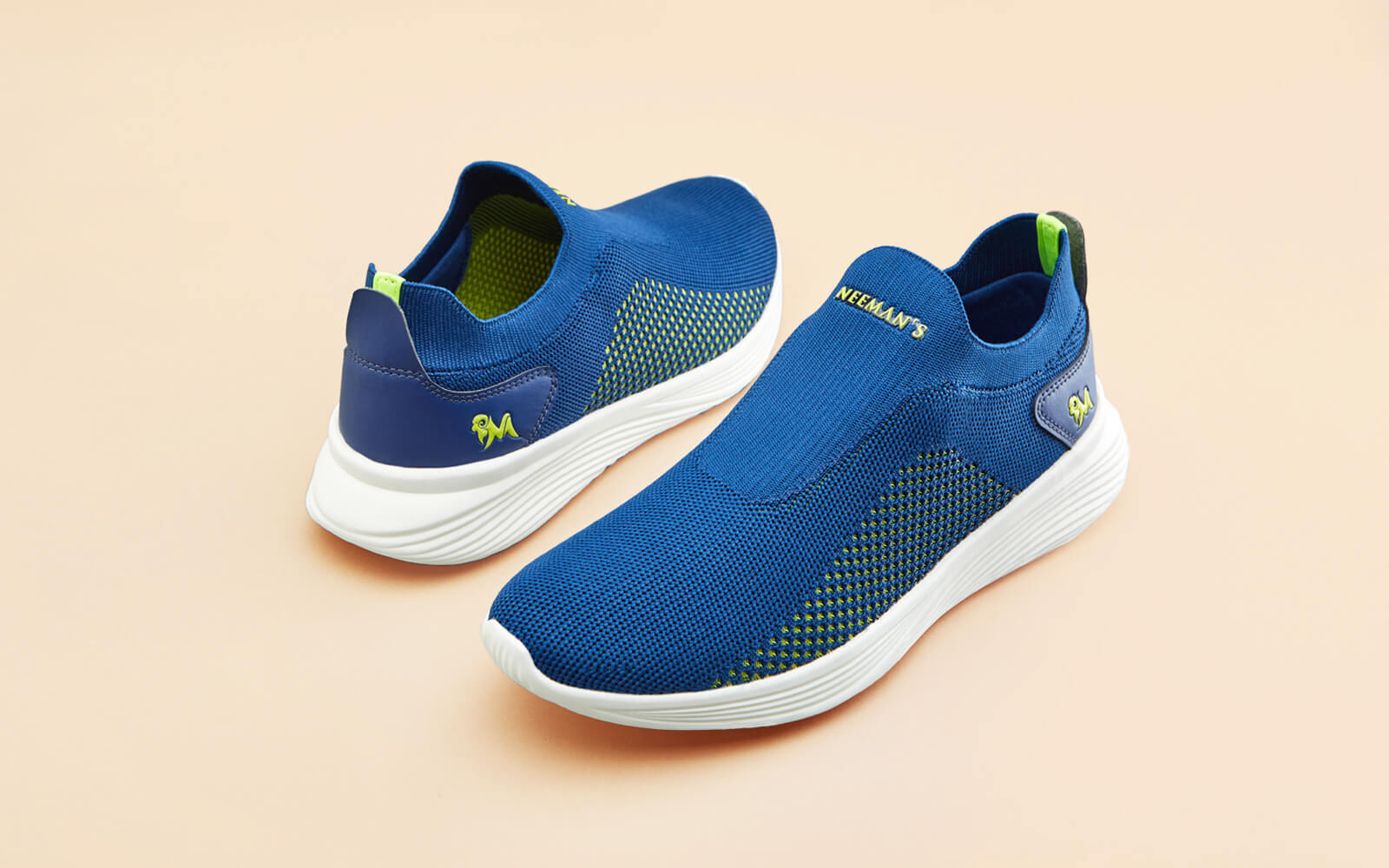 Everyday Basic Slip Ons : Neon Navy by My Store