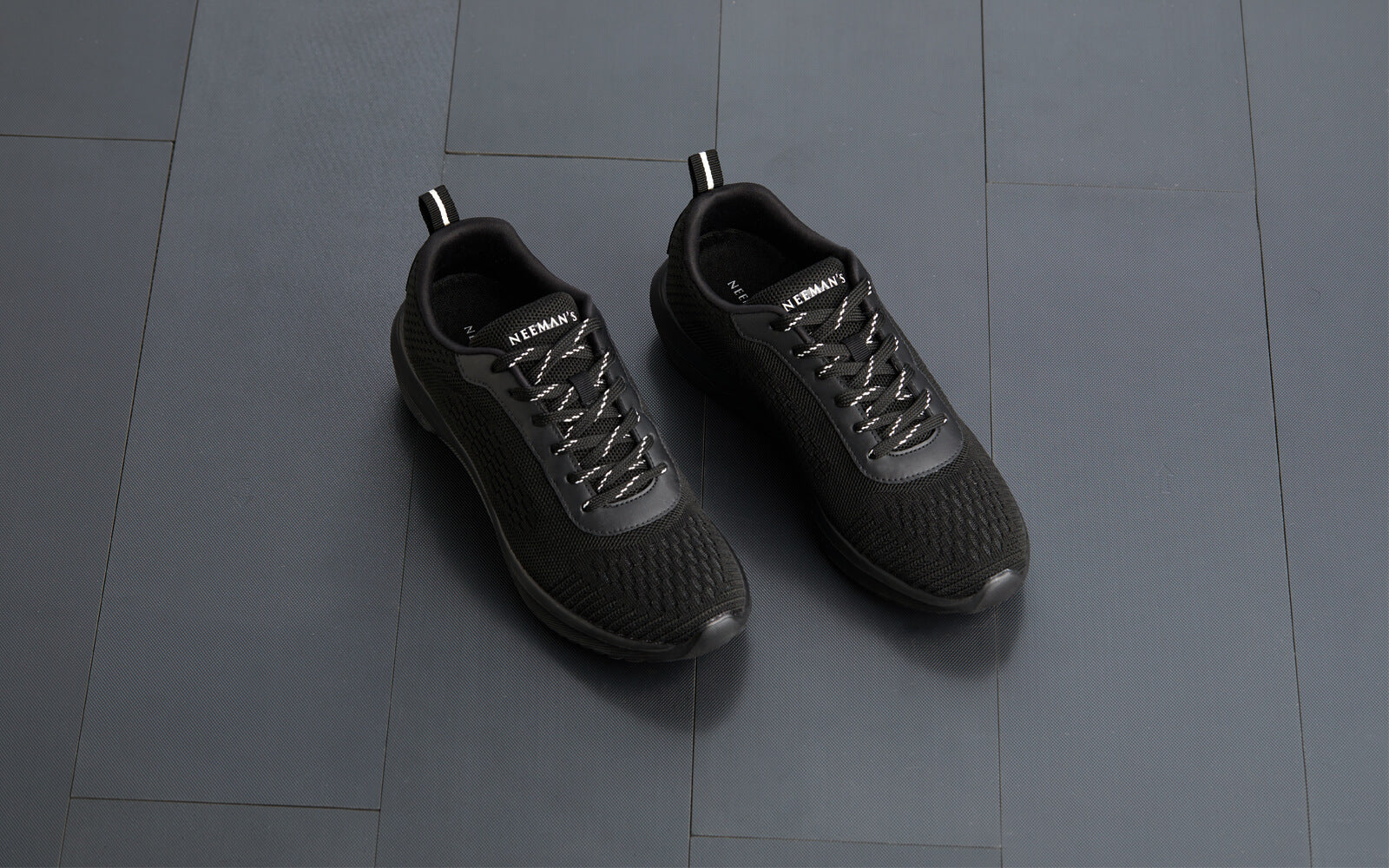 Everyday Basic Sneakers – Electric Black | Sleek, Comfortable Black Sneakers for Daily Wear by My Store