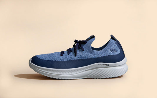 Ease Walk Sneakers : Blue by My Store