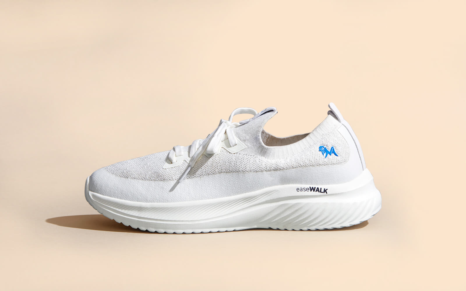 Ease Walk Sneakers : White by My Store