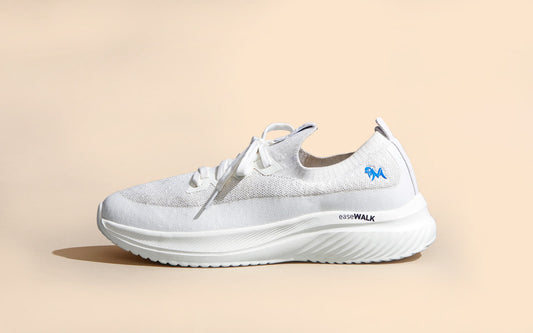 Ease Walk Sneakers : White by My Store