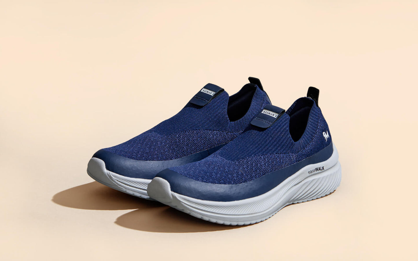 Ease Walk Slip Ons : Blue by My Store