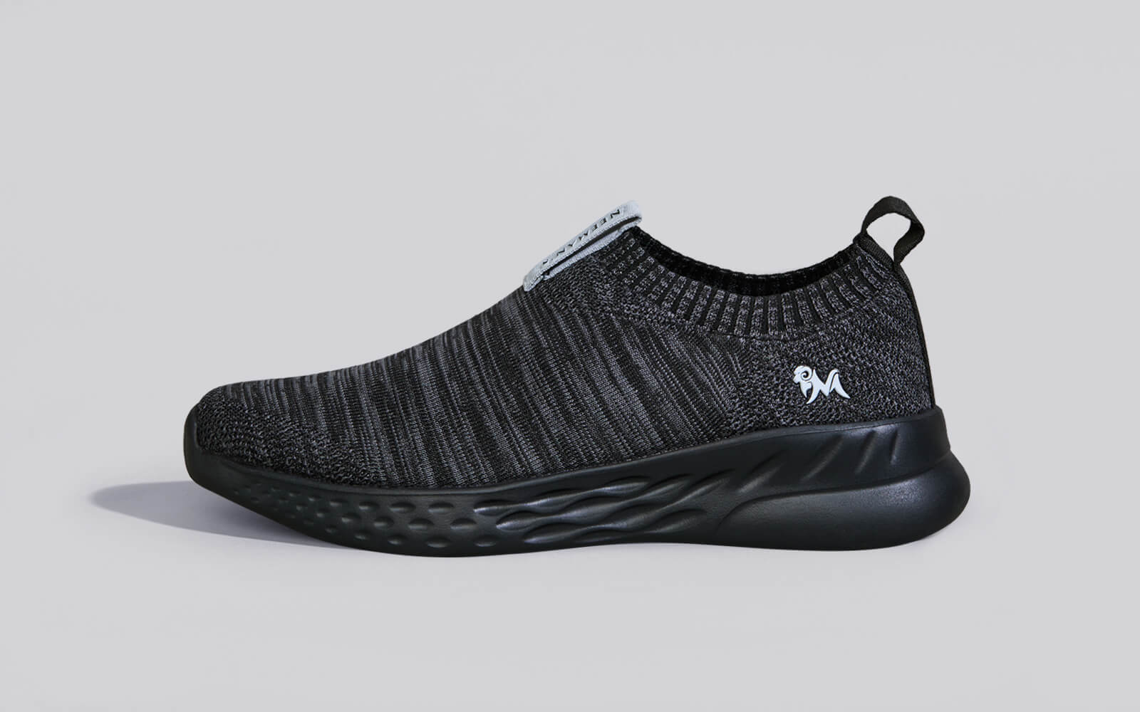 Melange Slip Ons : Black by My Store