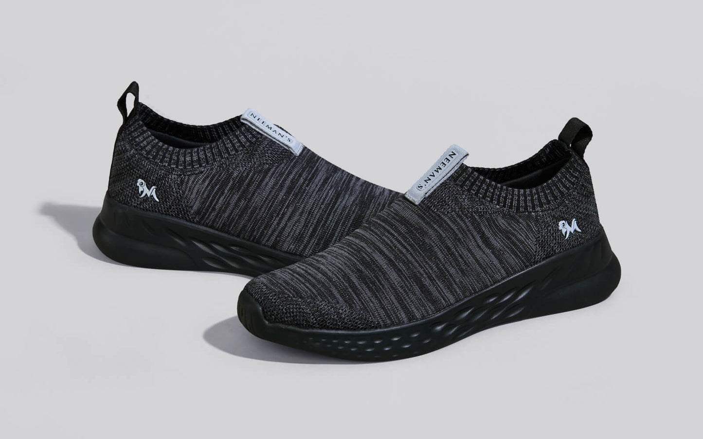 Melange Slip Ons : Black by My Store