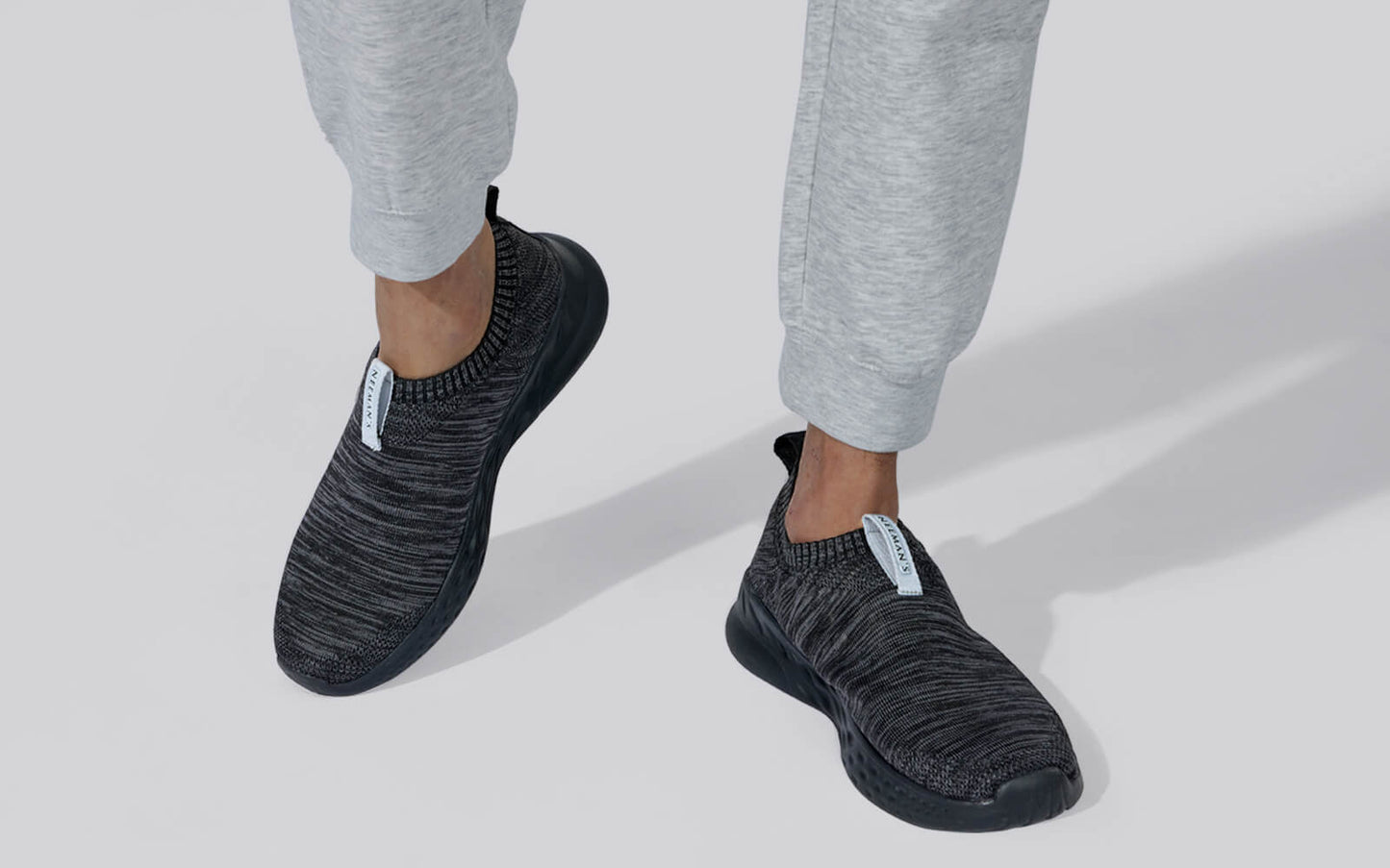 Melange Slip Ons : Black by My Store