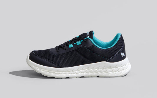 Relaxed Sporties : Black-Teal by My Store