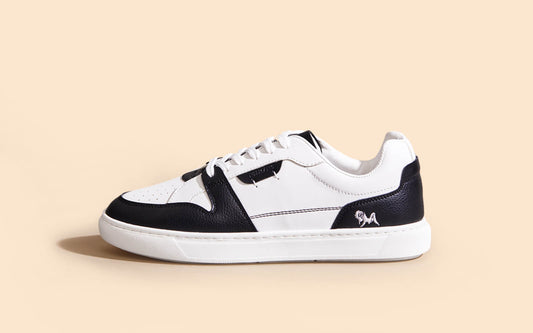Retro Slick Sneakers : Black and White by My Store