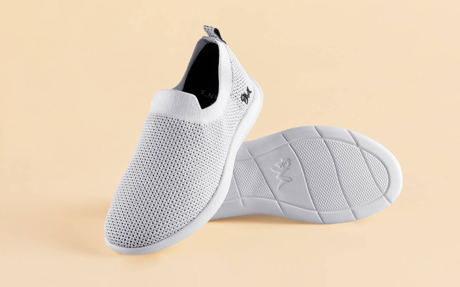 Spotlight Slip Ons : Brilliant White by My Store