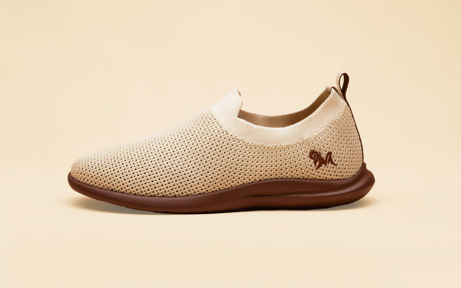 Spotlight Slip Ons : Tusk Ivory / Brown Sole by My Store