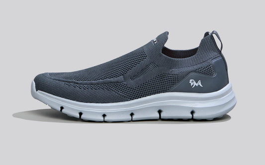 Breathe Ease Slip Ons : Grey by My Store