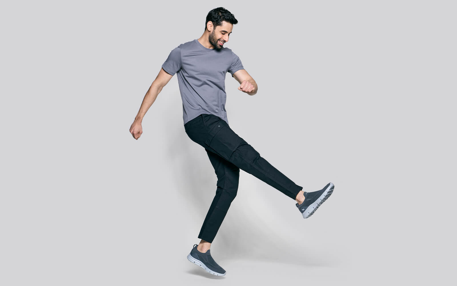 Breathe Ease Slip Ons : Grey by My Store